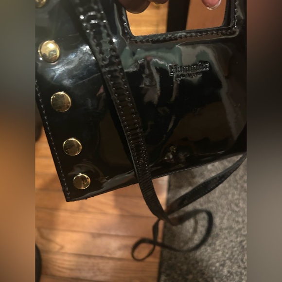 🖤❤️ Rare Hammitt Patent Leather 101 North Crossbody Bag - Clutch ❤️🖤 gorgeous - Picture 6 of 16